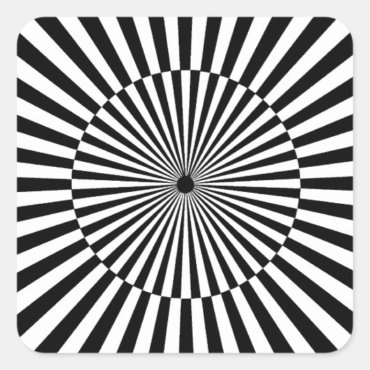 OP - Art #3 op Emporio Moffa Vierkante Sticker (Voorkant)