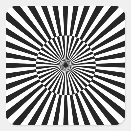 OP - Art #3 op Emporio Moffa Vierkante Sticker (Voorkant)