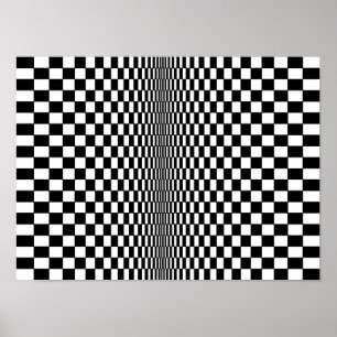 Op art algoritme poster