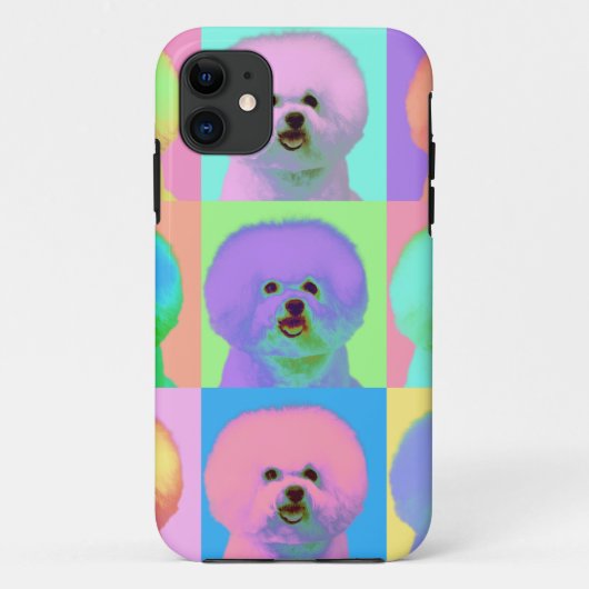 Op Art - Bichon Frise - Cody Case-Mate iPhone Case (Achterkant)