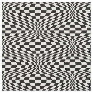 Op art Checkerboard Stof