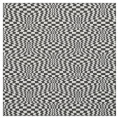 Op art Checkerboard Stof (Swatch)