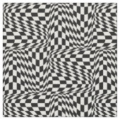 Op Art Checks Stof (Close Up)