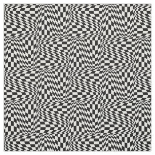 Op Art Checks Stof