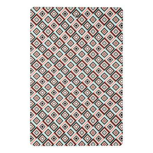 Op Art Diamond Shapes Mini Klembord (Achterkant)