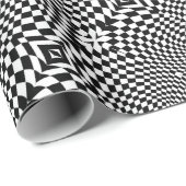 Op-Art Flash Cadeaupapier (Rol Hoek)