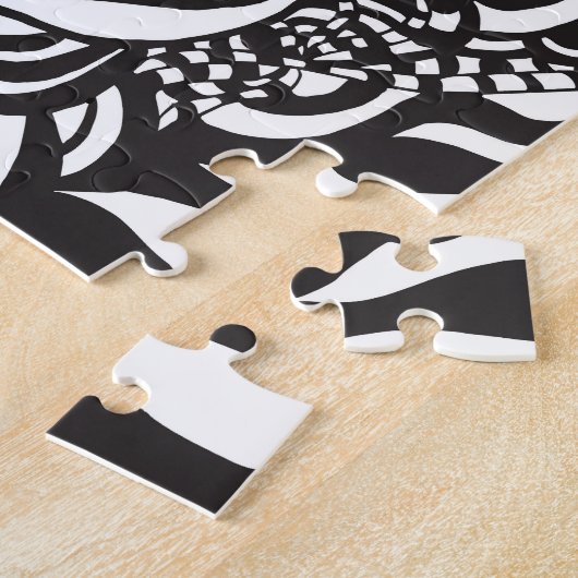 Op art legpuzzel (Zijkant)