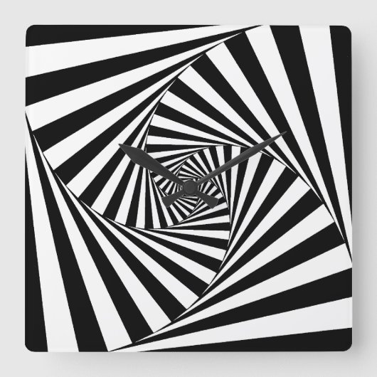 OP - Art nr. 4 in Emporio Moffa Vierkante Klok (Voorkant)