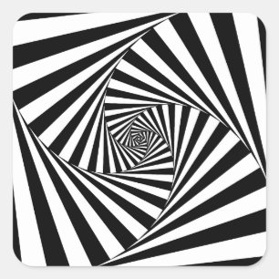 OP - Art nr. 4 in Emporio Moffa Vierkante Sticker