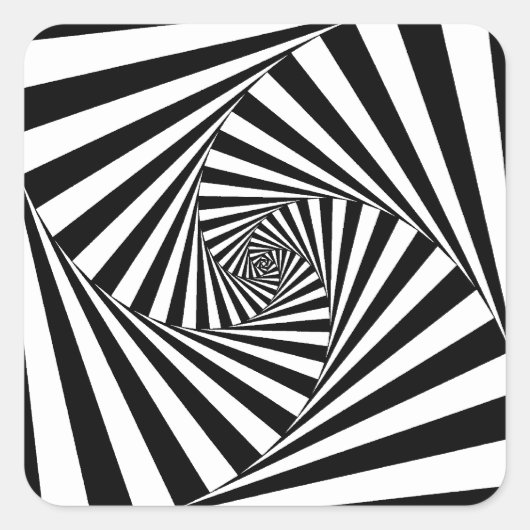 OP - Art nr. 4 in Emporio Moffa Vierkante Sticker (Voorkant)