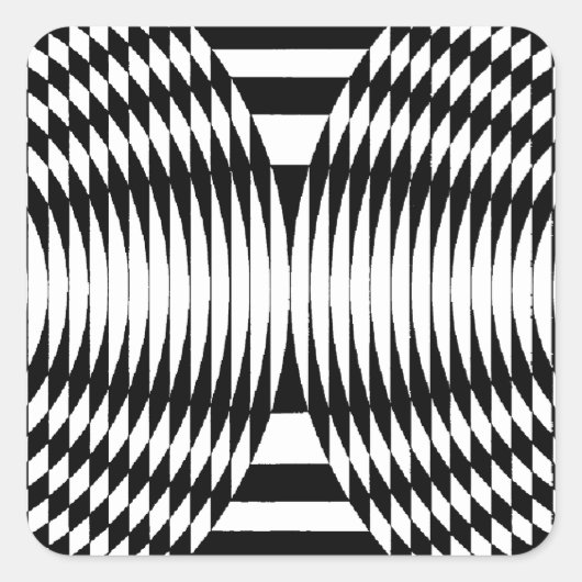 OP - Art nr. 5 bij Emporio Moffa Vierkante Sticker (Voorkant)