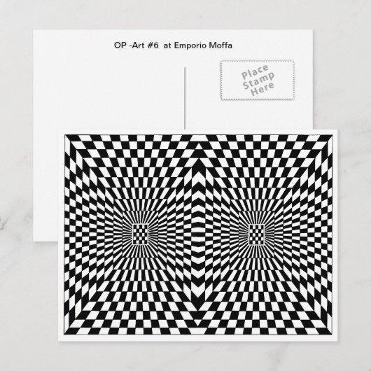 OP - Art nr. 6 op Emporio Moffa Briefkaart (Voorkant / Achterkant)