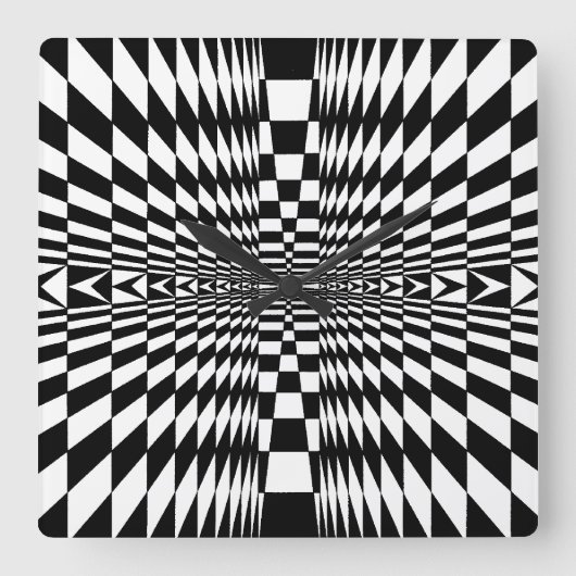 OP - Art nr. 7 bij Emporio Moffa Vierkante Klok (Voorkant)