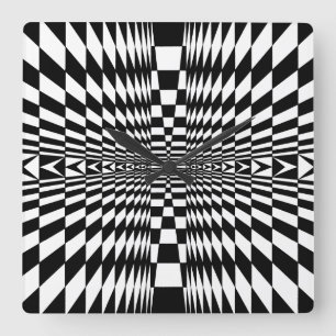 OP - Art nr. 7 bij Emporio Moffa Vierkante Klok