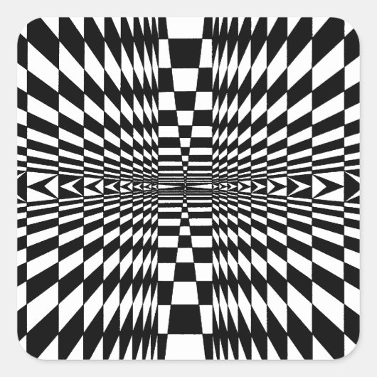 OP - Art nr. 7 bij Emporio Moffa Vierkante Sticker (Voorkant)