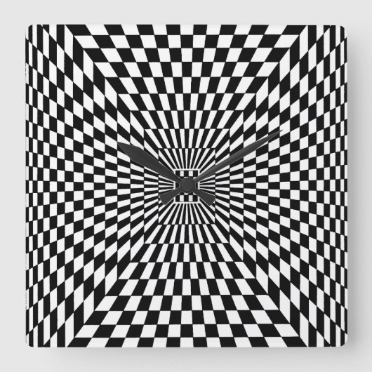 OP - Art nr. 8 in Emporio Moffa Vierkante Klok (Voorkant)