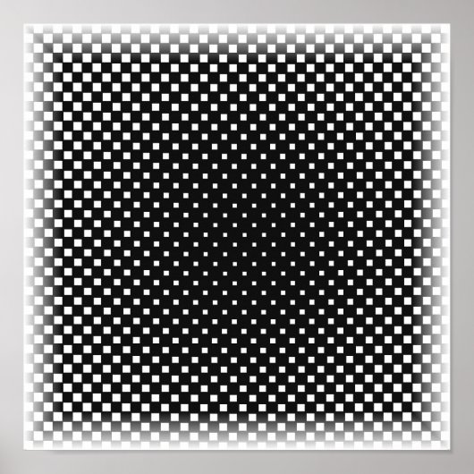 Op Art - Optische Illusie Print (Voorkant)