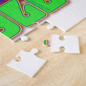 Op Art Pitbull Legpuzzel (Zijkant)