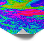 Op Art Pitbull Poster (Hoek)