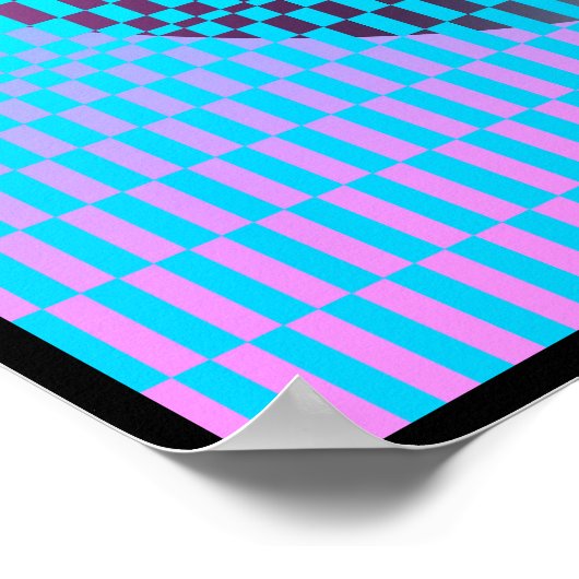 Op-Art Poster Magrathea (Hoek)