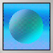 Op-Art Poster Magrathea (Voorkant)