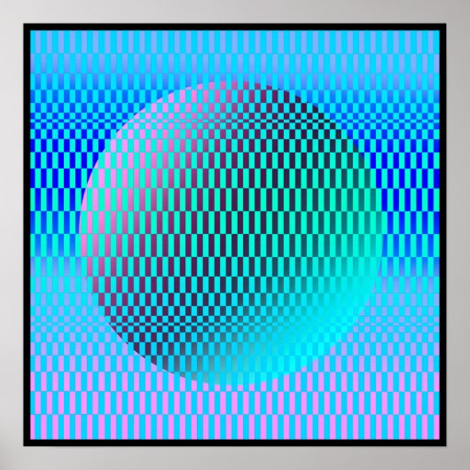 Op-Art Poster Magrathea (Voorkant)