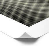 Op Art Random Moire Waves 09 Poster (Hoek)