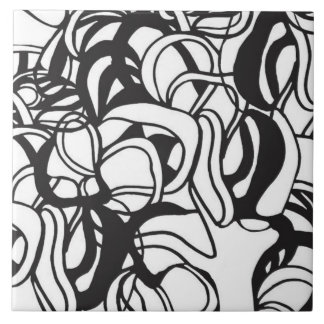 Op art-reeks tegeltje