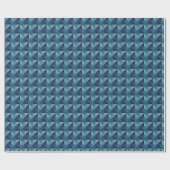 Op Art Rhombuses: Stijlvol Cadeaupapier (Vlak)