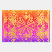 Op Art Sampler Inpakpapier Vel (Voorkant 3)