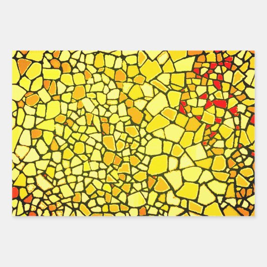 Op Art Sampler Inpakpapier Vel (Voorkant 2)