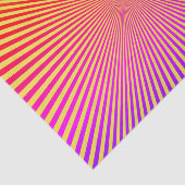 OP ART SINAASAPPEL, GEEL, PAARSE tissuepapier (Detail)