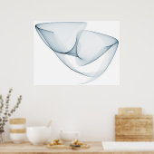 Op Art Sine Curves Poster (Keuken)