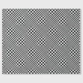 Op-Art Stippen Cadeaupapier (Vlak)