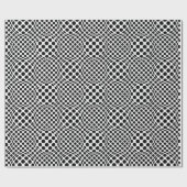 Op-Art Stippen Cadeaupapier (Vlak)