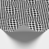 Op-Art Stippen Cadeaupapier (Hoek)