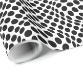 Op-Art Stippen met een draai Cadeaupapier (Rol Hoek)