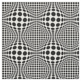 Op art Stippen Stof