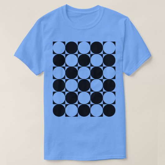 Op art stippen t-shirt (Design voorkant)