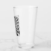 Op Art Tunnel Glass Tumbler (Links)