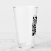 Op Art Tunnel Glass Tumbler (Rechts)