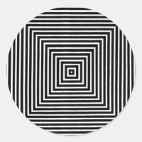 Op Art Visuele Zwart-Wit Vierkanten