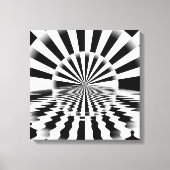 Op art zonsopgang canvas afdruk (Voorkant)