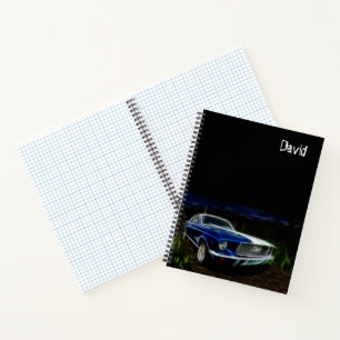 Op auto's geïnspireerd persoonlijk notitieboek