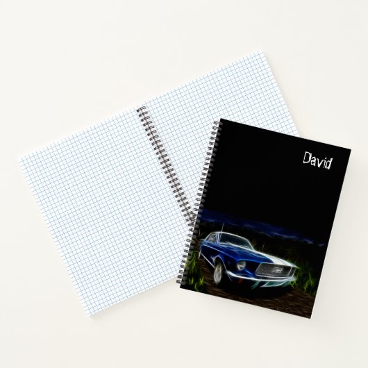 Op auto's geïnspireerd persoonlijk notitieboek (Binnen)