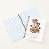 Op bakken geïnspireerd gepersonaliseerd recept notitieboek (Binnen)