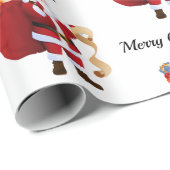 Op basis van kerstpapier uit de naam van Santa Chi Cadeaupapier (Rol Hoek)