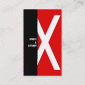 Op basis van typografie visitekaartje (Achterkant)