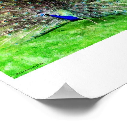 Op beeldscherm afdrukken poster (Hoek)