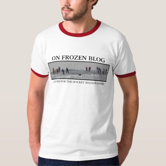 Op bevroren blog - Banner T-Shirt (Voorkant)